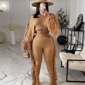 2 piece set with Fringes